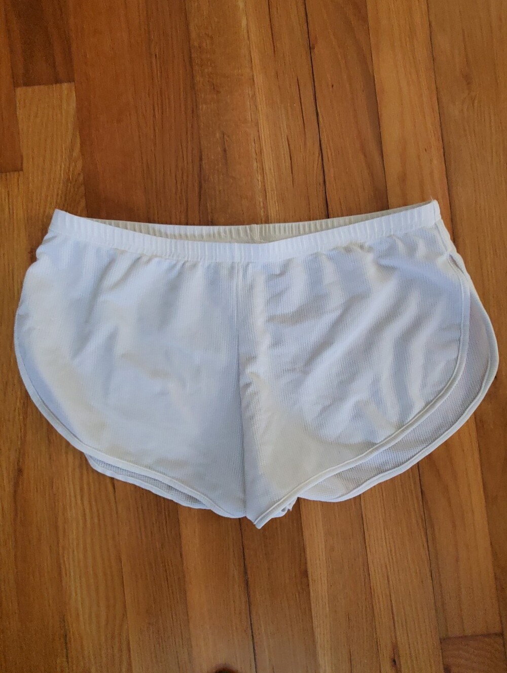 White Women’s Athletic Running Shorts